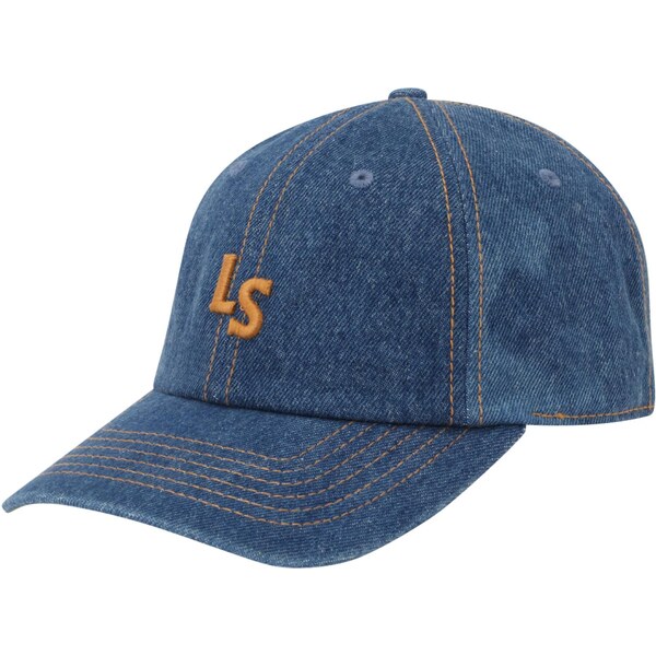 LEVIS Čiapka Monogram Cap modrá denim / tmavožltá 64356818