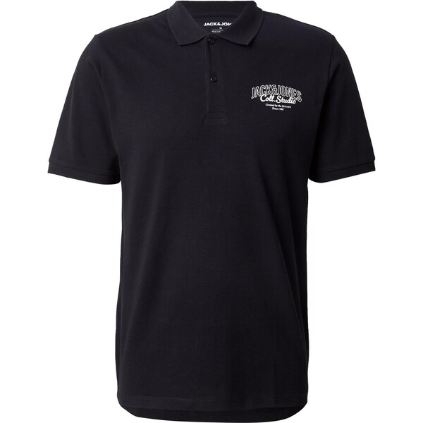 JACK & JONES Tričko JJMAKOTO čierna / biela 64356832