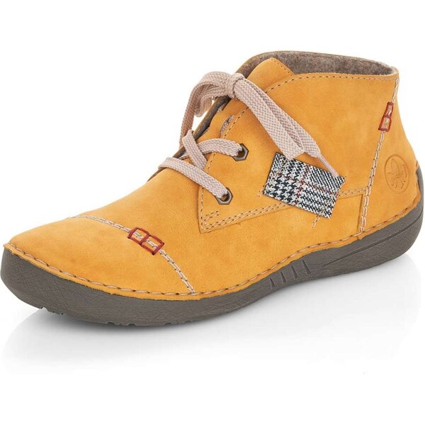 Dámska členková obuv RIEKER 52543-69 žltá W5 64354991