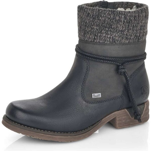 Dámska členková obuv RIEKER 79688-00 čierna W5 18671769