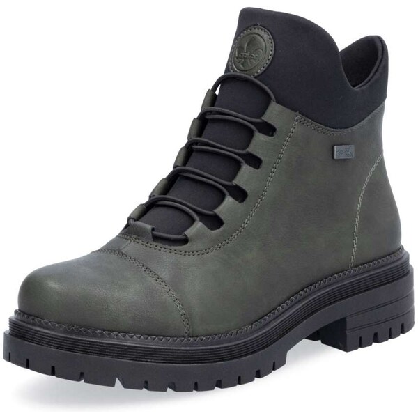 Dámska členková obuv RIEKER Y3163-54 zelená W5 56578415