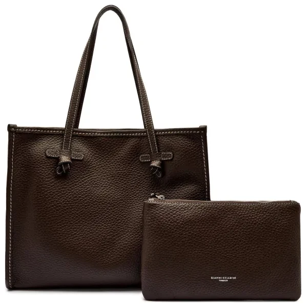 GIANNI CHIARINI Kožená shopper kabelka + príručná taštička Marcella 64354058