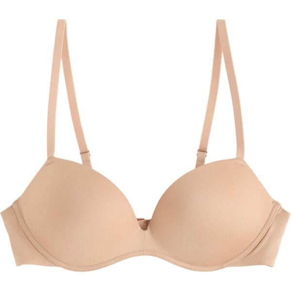 Lindex Podprsenka Wirefree béžová 64356606