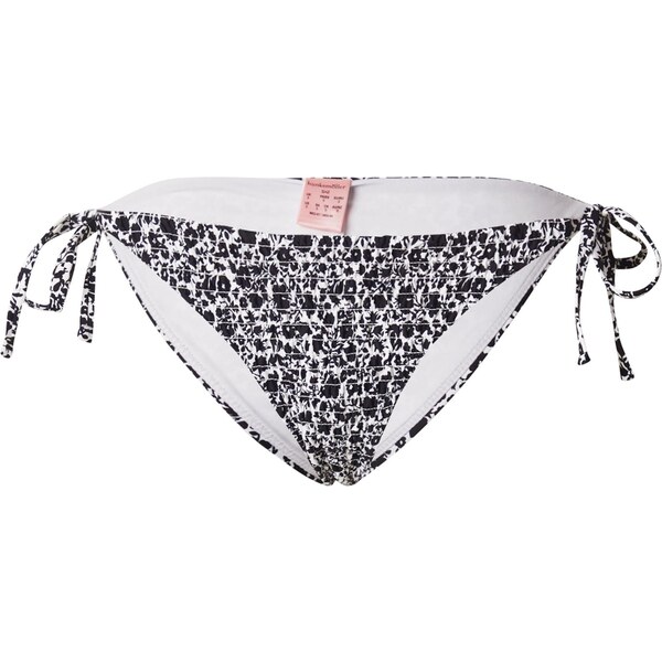 Hunkemöller Bikinové nohavičky Lobos čierna / biela 66008393