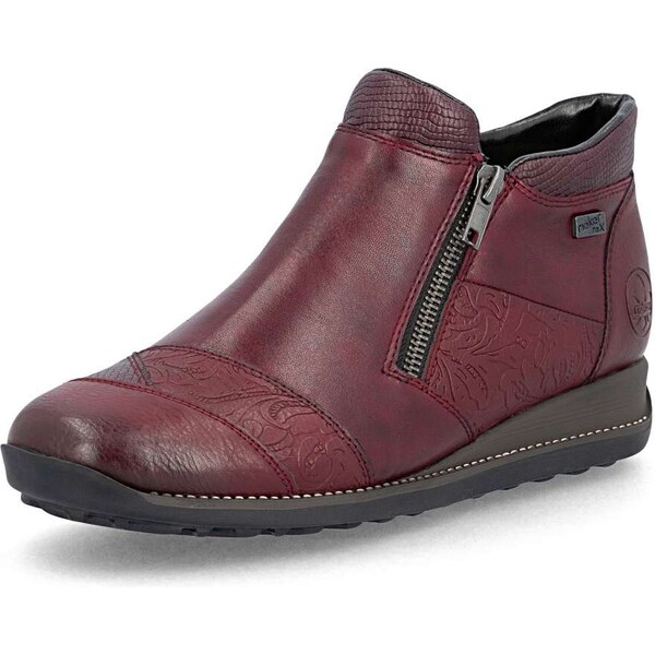 Dámska členková obuv RIEKER 44281-35 červená W5 34007418