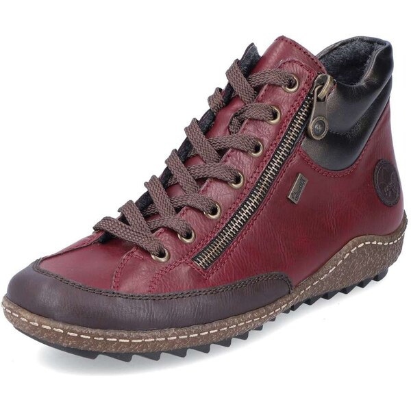 Dámska členková obuv RIEKER L7500-35 červená W5 64356972