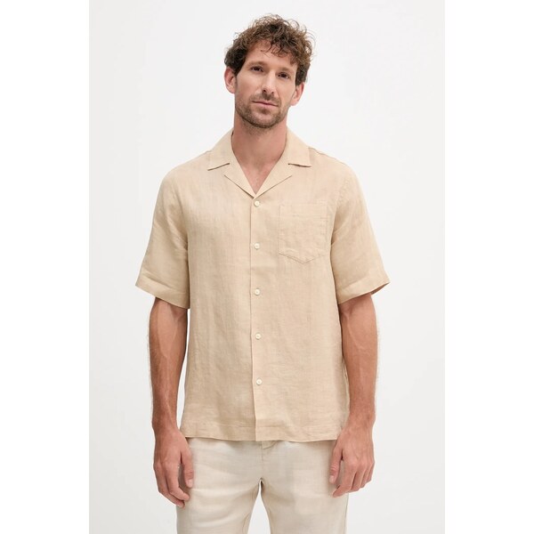 Ľanová košeľa Frescobol Carioca 64371312