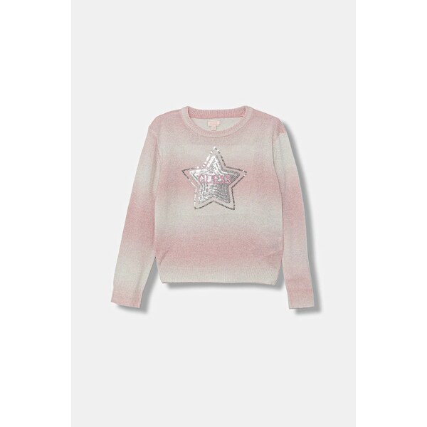 Detský sveter s prímesou vlny Guess 64371346