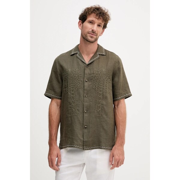 Ľanová košeľa Frescobol Carioca 64371367