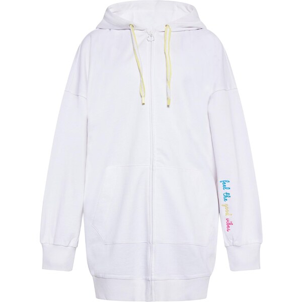 ebeeza Tepláková bunda svetlomodrá / žltá / biela 65792078