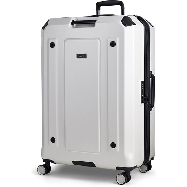 cestovný kufr ROCK Alpine TR-0288/3-L ABS/PC - biela 64732702