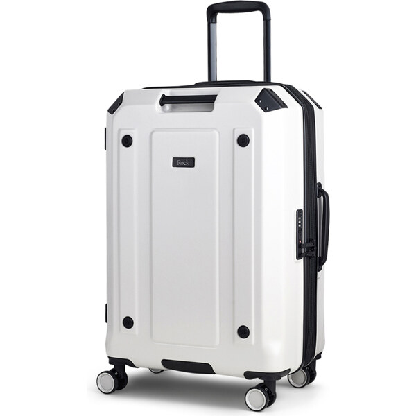 cestovný kufr ROCK Alpine TR-0288/3-M ABS/PC - biela 64732710