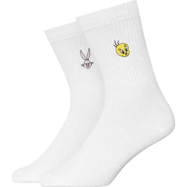 SNOCKS Ponožky žltá / sivá / čierna / biela 64500619