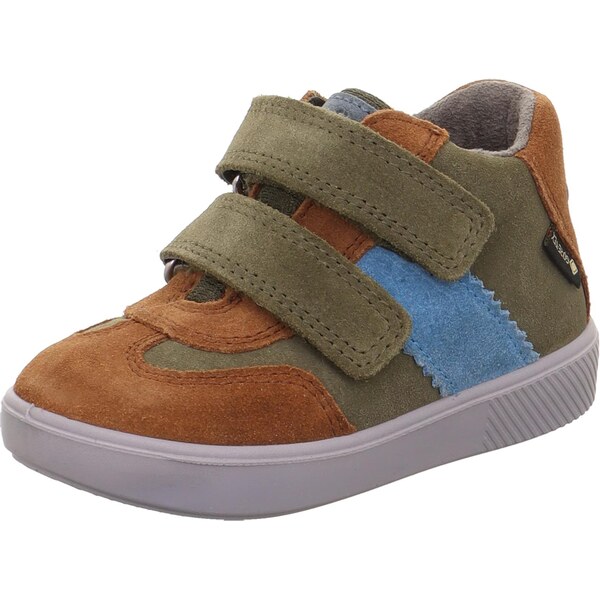 SUPERFIT Tenisky Supies svetlomodrá / koňaková / kaki / čierna 64382722