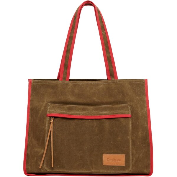 Desigual Shopper hnedá / koralová 64395445