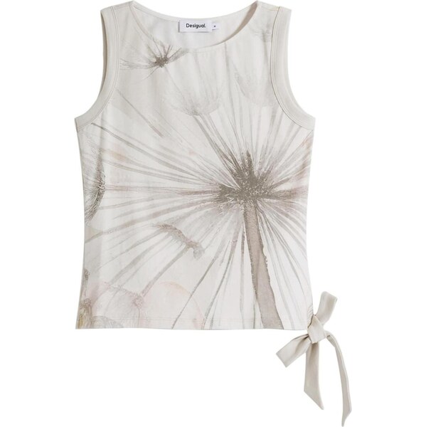 Desigual Tričko sivá / biela 64465701