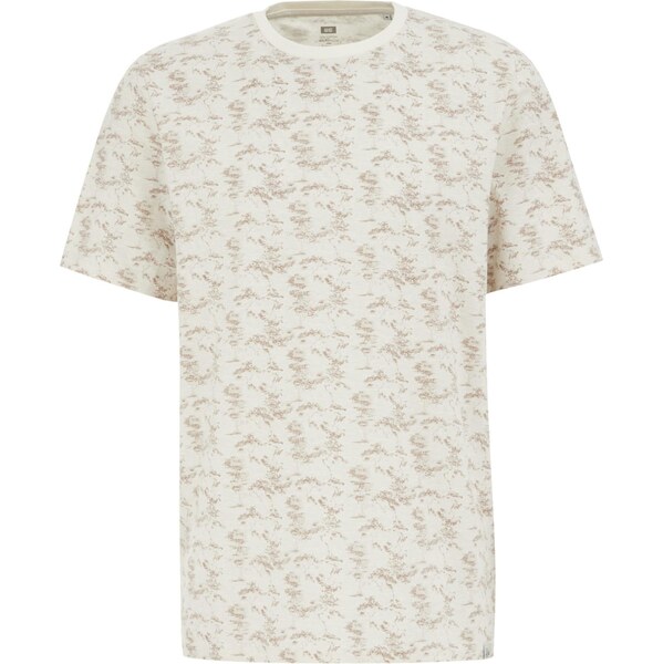 WE Fashion Tričko nebielená / prírodná biela 64383015