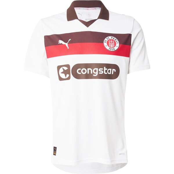 PUMA Dres FC St. Pauli 25/26 hnedá / červená / čierna / biela 64482365