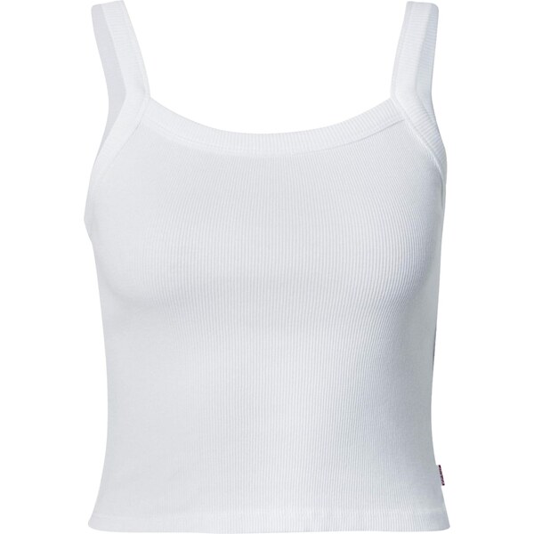 LEVIS Top Essential Sporty Ribbed Tank Top biela 64390274