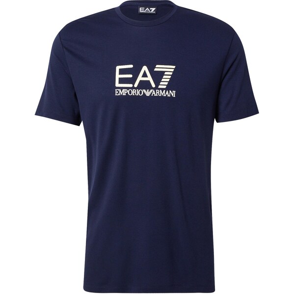 EA7 Emporio Armani Tričko námornícka modrá / pastelovo žltá 64390288