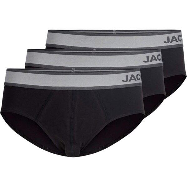 JACK & JONES Nohavičky JACEASTON sivá / čierna 64390004