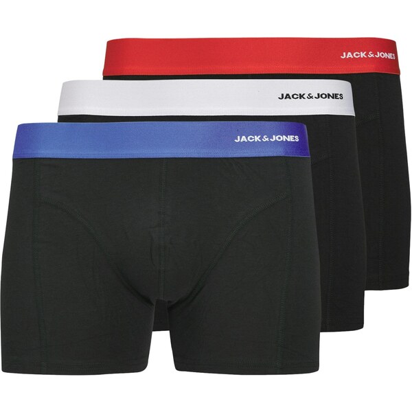 JACK & JONES Boxerky JACNyjah kráľovská modrá / červená / čierna / 64390000