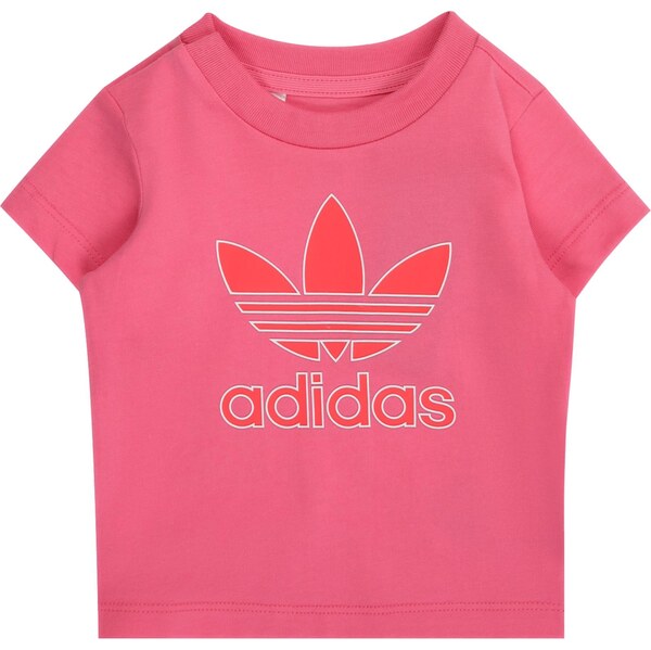 ADIDAS ORIGINALS Tričko TREFOIL oranžová / ružová / biela 64390132