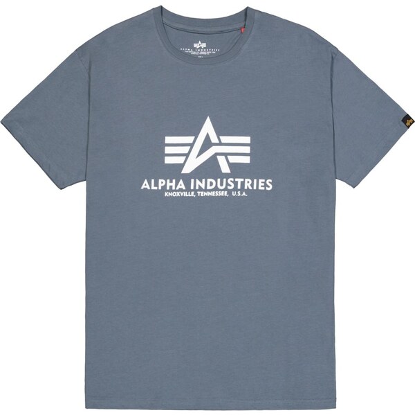 ALPHA INDUSTRIES Tričko modrosivá / biela 64390158