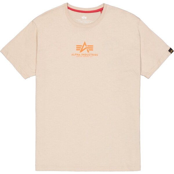ALPHA INDUSTRIES Tričko béžová / oranžová 64390165