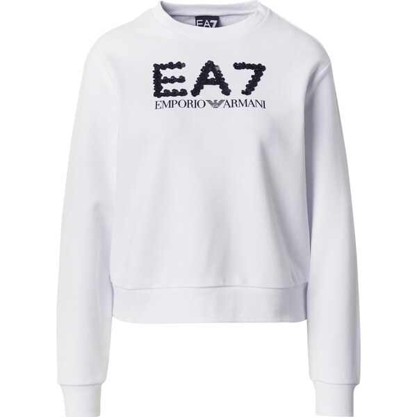 EA7 Emporio Armani Mikina čierna / biela 65883415