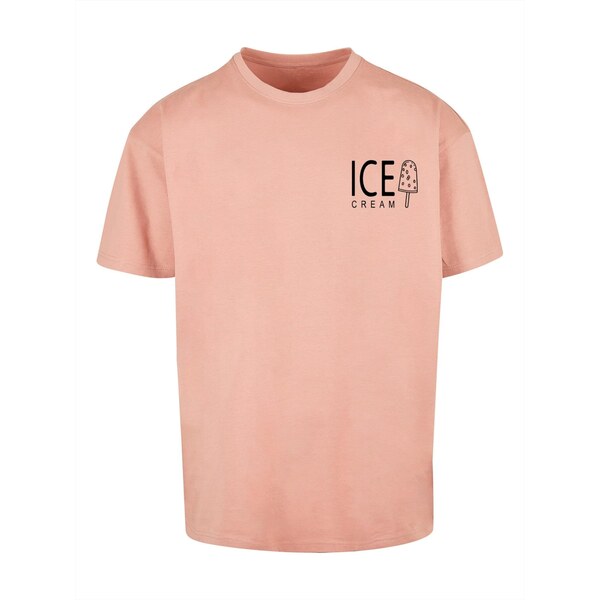 Merchcode Tričko Ice Cream staroružová / čierna 65644163