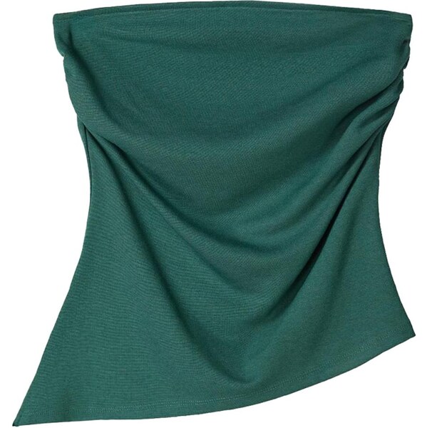 Bershka Top smaragdová 65883400