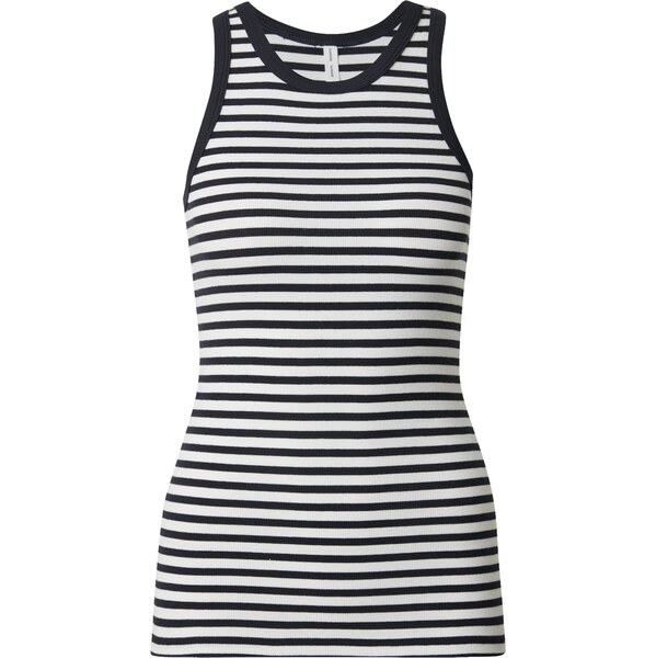 Samsøe Samsøe Top Alexo námornícka modrá / biela 64849146