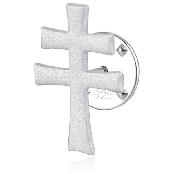 Olivie Strieborná brošňa SLOVENSKÝ KRÍŽ 9675 64805011