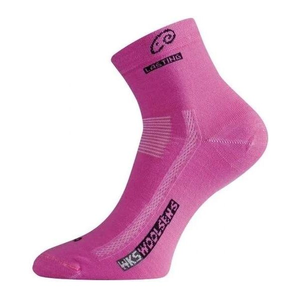 WKS merino zníženej ponožky Lasting růžová S 1 pár 64396006