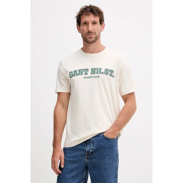 Bavlnené tričko Gant 64396629