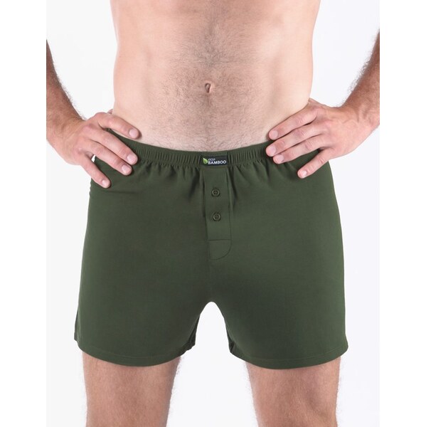 Voľné trenky v zelenej farbe ECO Bamboo 64398350