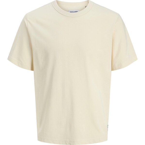 JACK & JONES Tričko JJEDOVER biela ako vlna 64403953