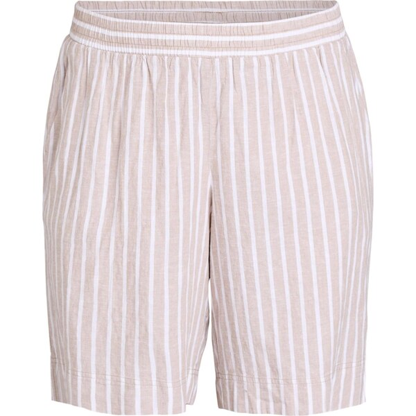 Zizzi Nohavice LINA telová / biela 65883539