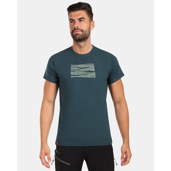 Pánske funkčné tričko Kilpi DIXIE-M tmavo zelená 64404523