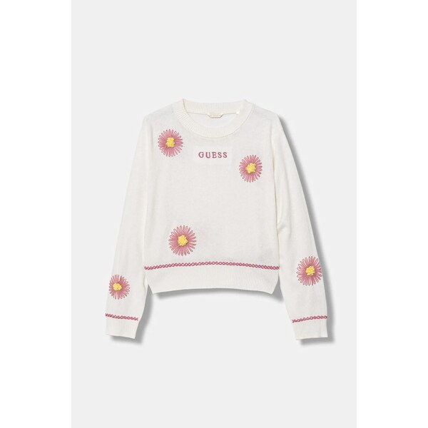 Detský sveter s prímesou vlny Guess 64408551