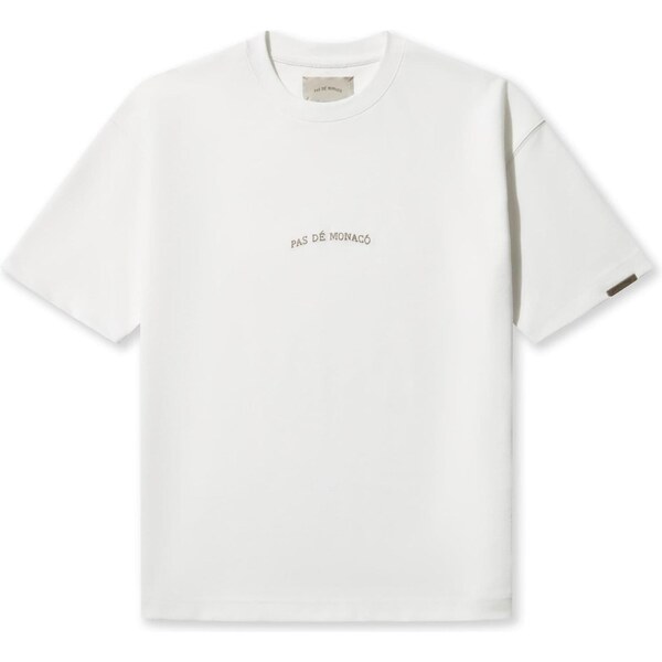 Pas De Monaco Tričko Broderie šedobiela 64413796