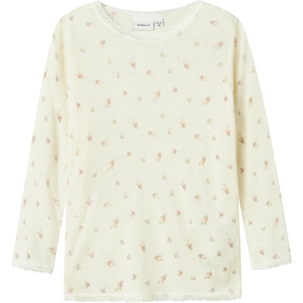 NAME IT Tričko NMFWang sivá / ružová / biela 64413831