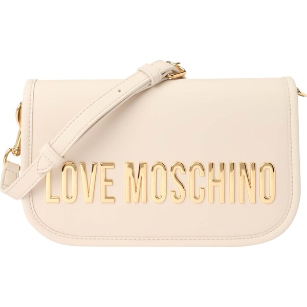 Love Moschino Taška cez rameno slonová kosť 64413942