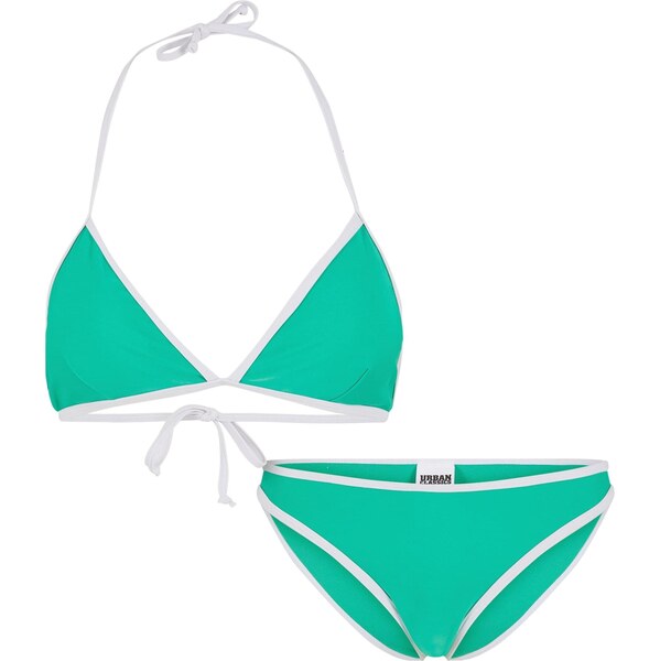 Urban Classics Bikiny zelená / biela 65877994