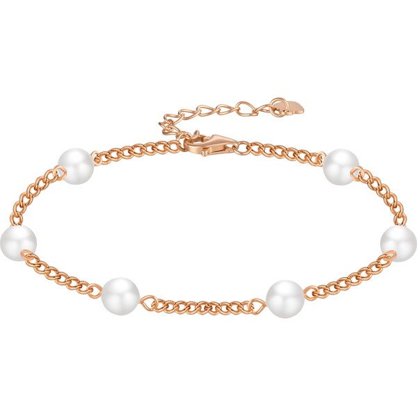 Olivie Stříbrný perlový náramek ROSE 9706 64763517