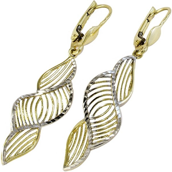 Zlaté náušnice Glare 408 64414557