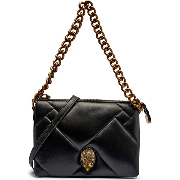 Kurt Geiger Kožená kabelka na rameno 690-KENSINGTON PUFF 64409655