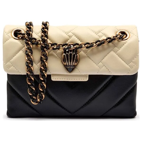 Kurt Geiger Kožená kabelka na rameno 690-MINI KENSINGTON E 64409657