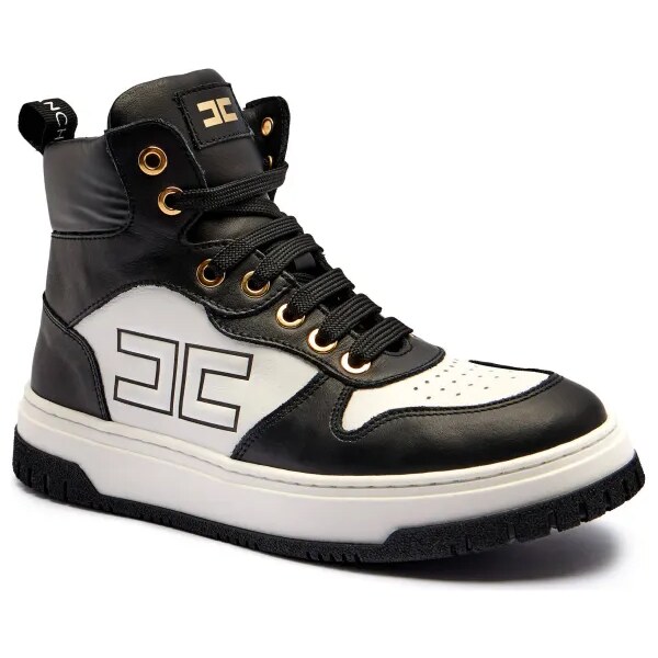 Elisabetta Franchi Kožené sneakersy 64407231